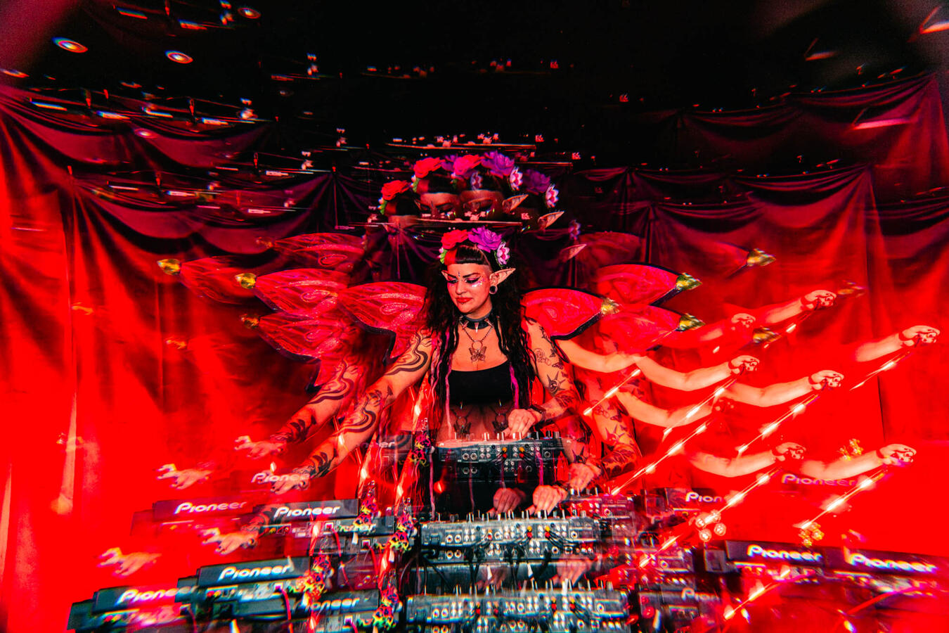 Dark metal club atmosphere at Nightbreed Sydney