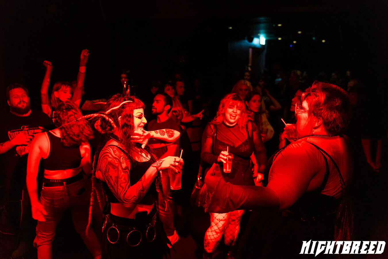 Nightbreed metal club night crowd in Sydney