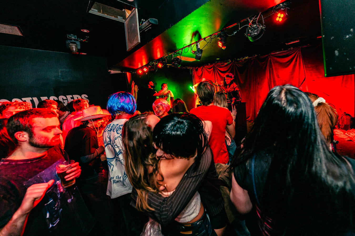 Heavy music club night crowd at Nightbreed