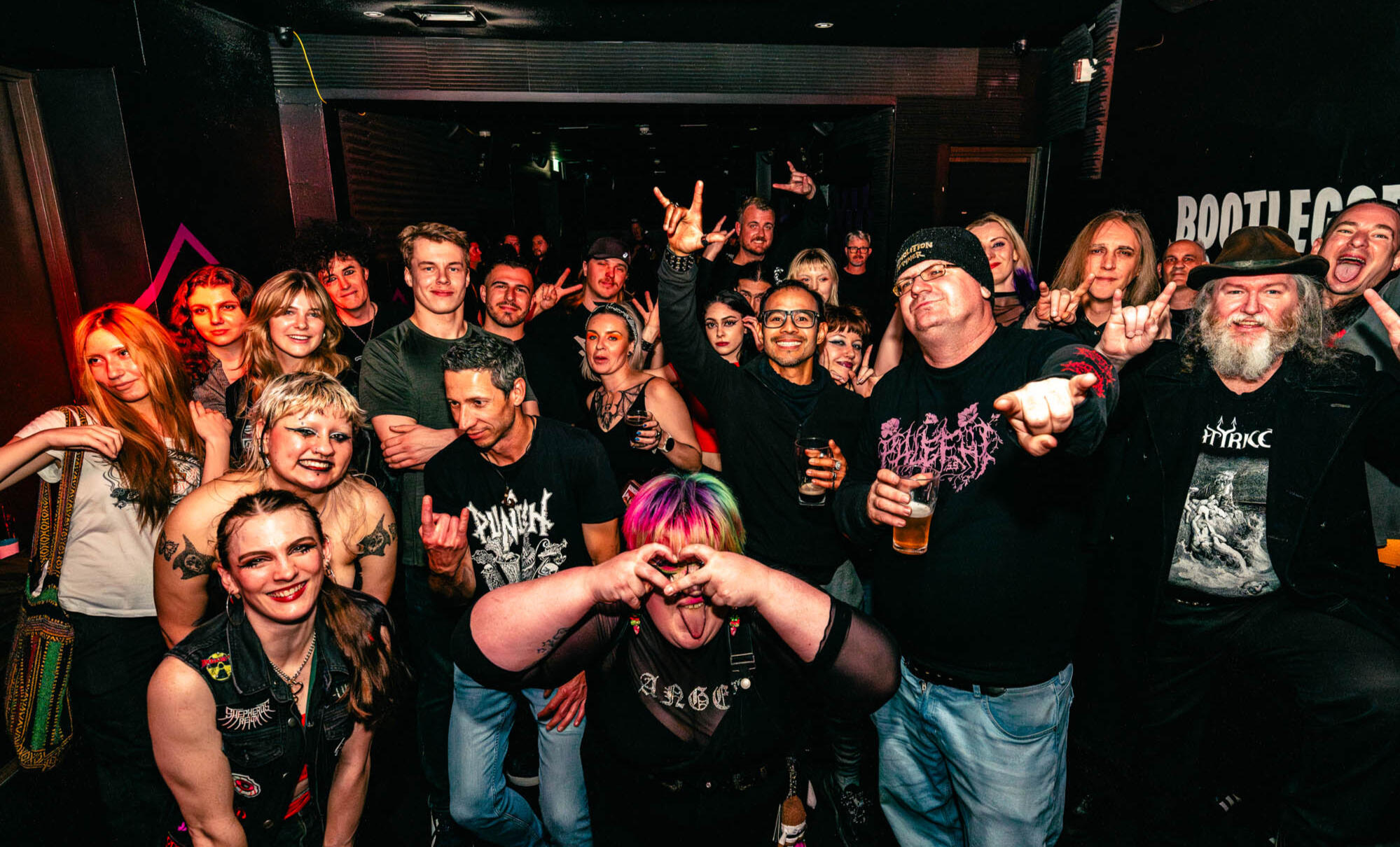 Nightbreed metal club night photo Newtown Bootleggers